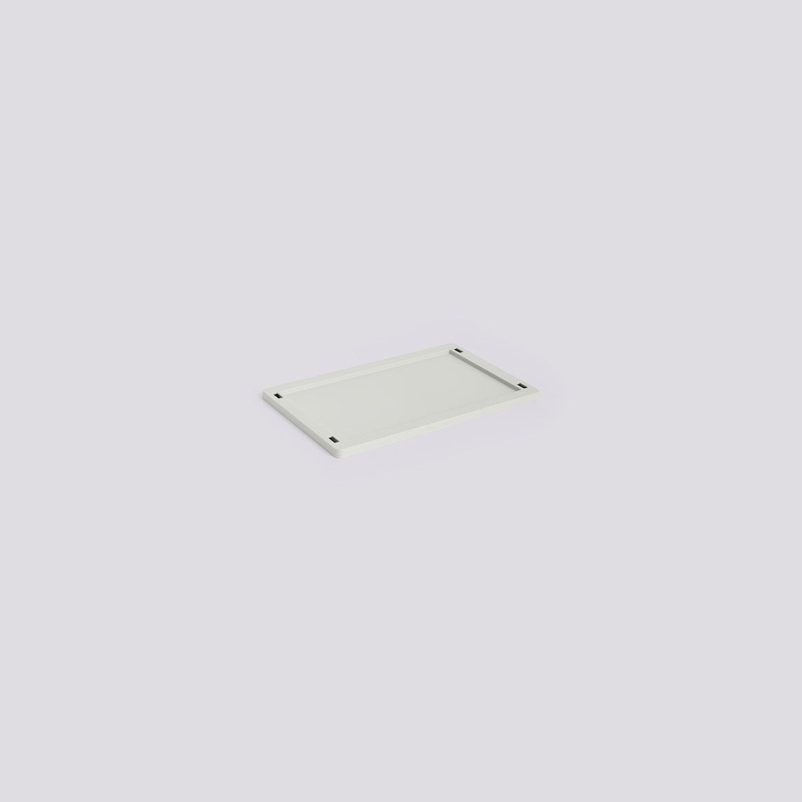 HAY COLOUR CRATE LID PLASTIC - SMALL - GREY