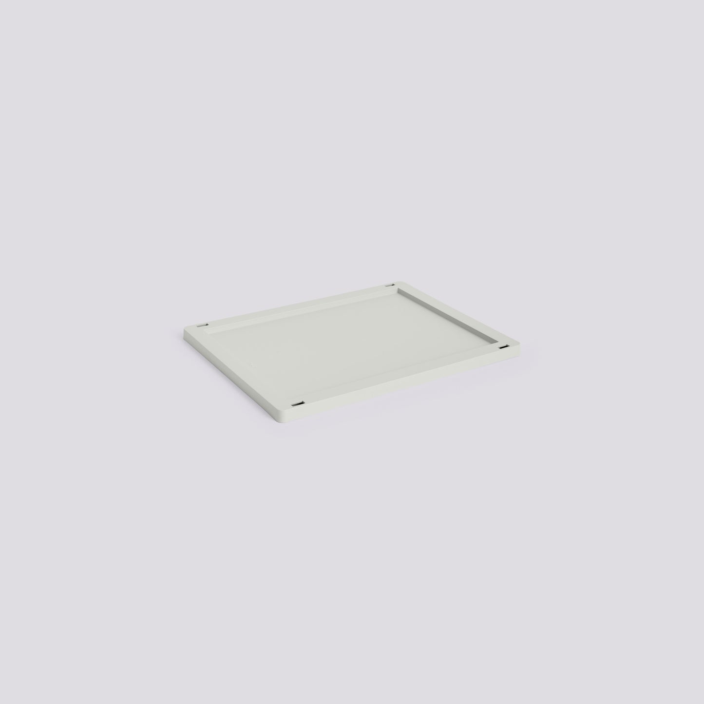 HAY COLOUR CRATE LID PLASTIC - MEDIUM - GREY