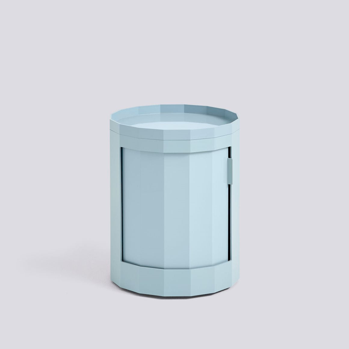 FACET CABINET -  LOW - MISTY BLUE