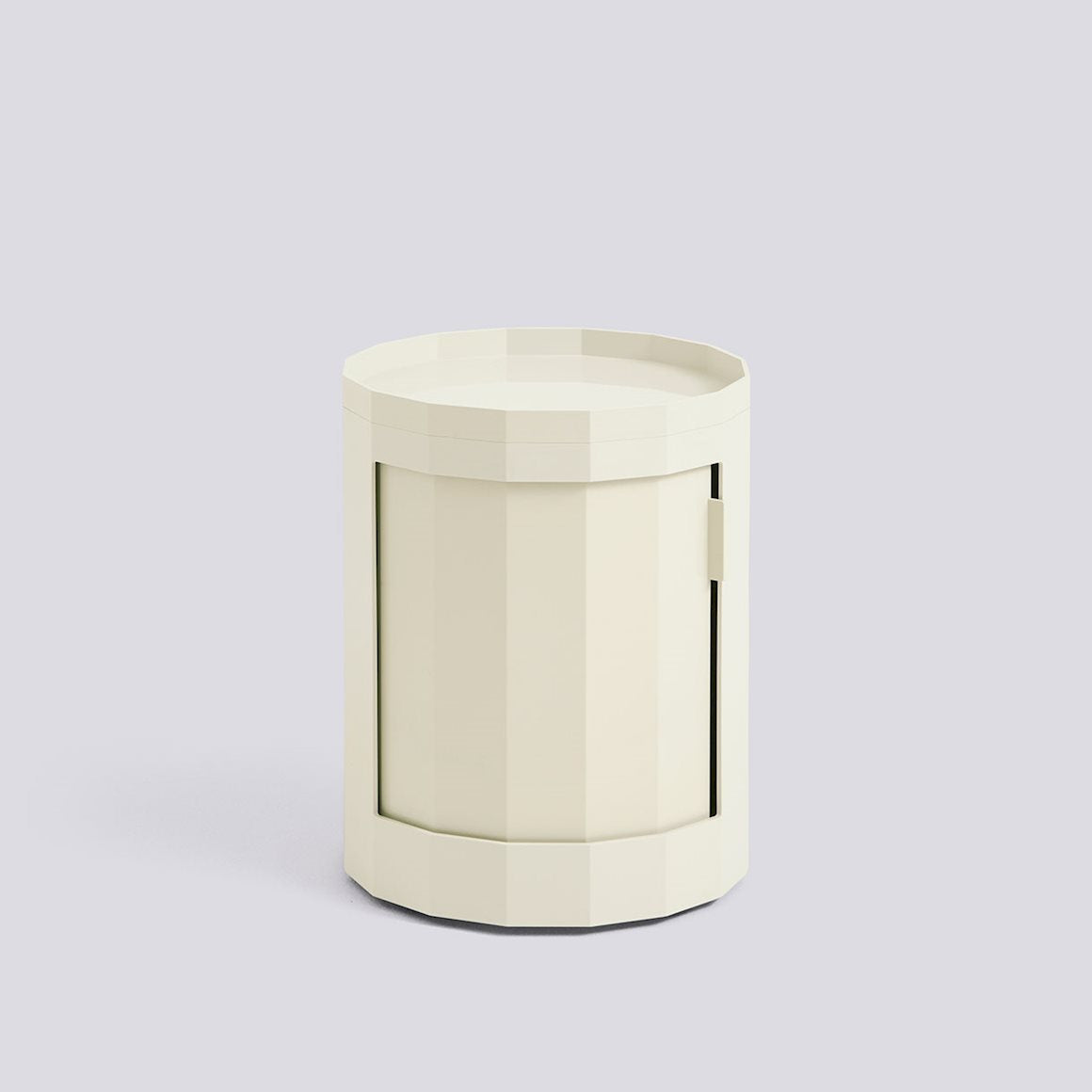 FACET CABINET -  LOW - EGGSHELL