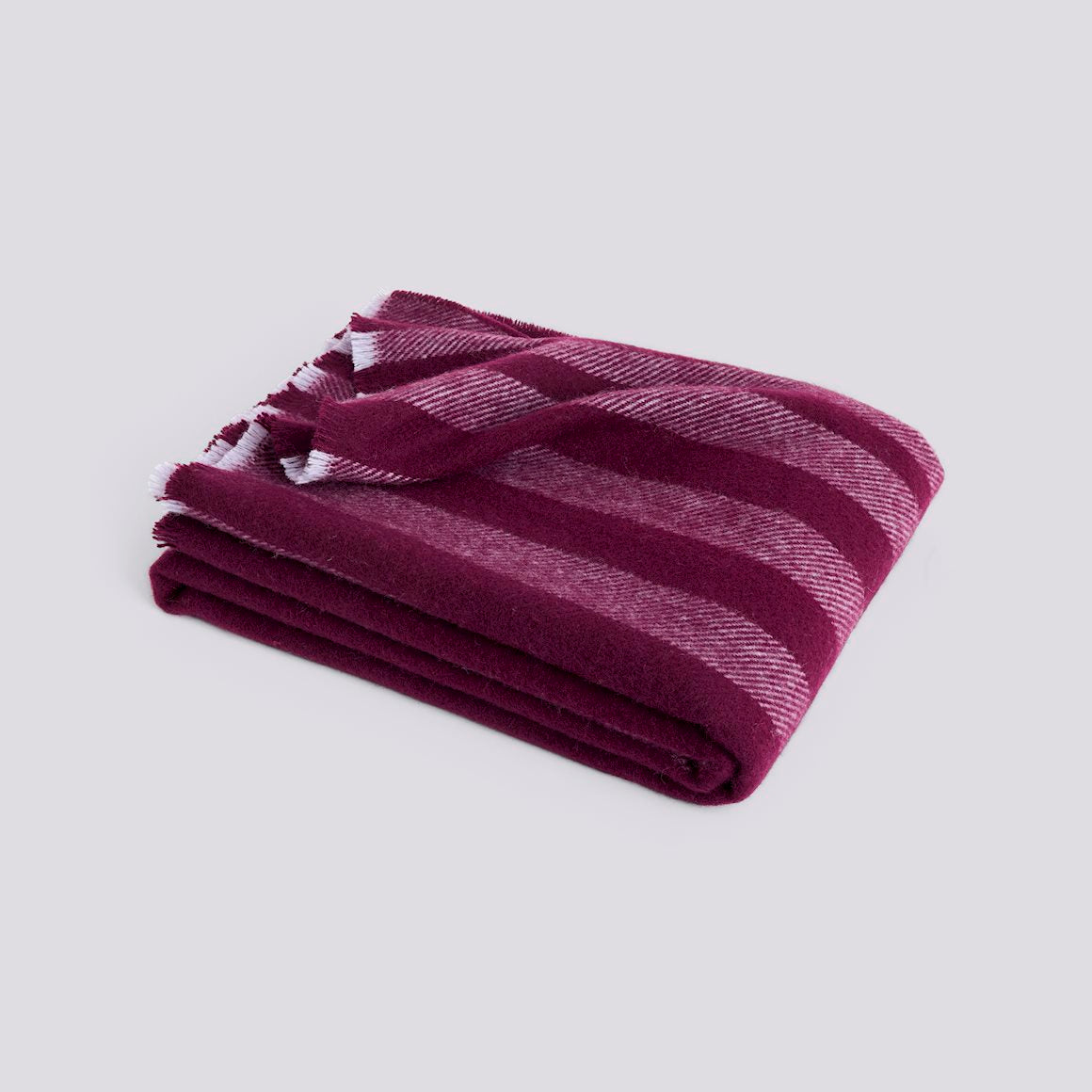 DUO THROW - W130 X L180 - PLUM