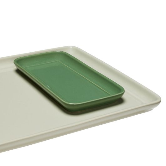 Amare Tray Sand & Green - Set of 2