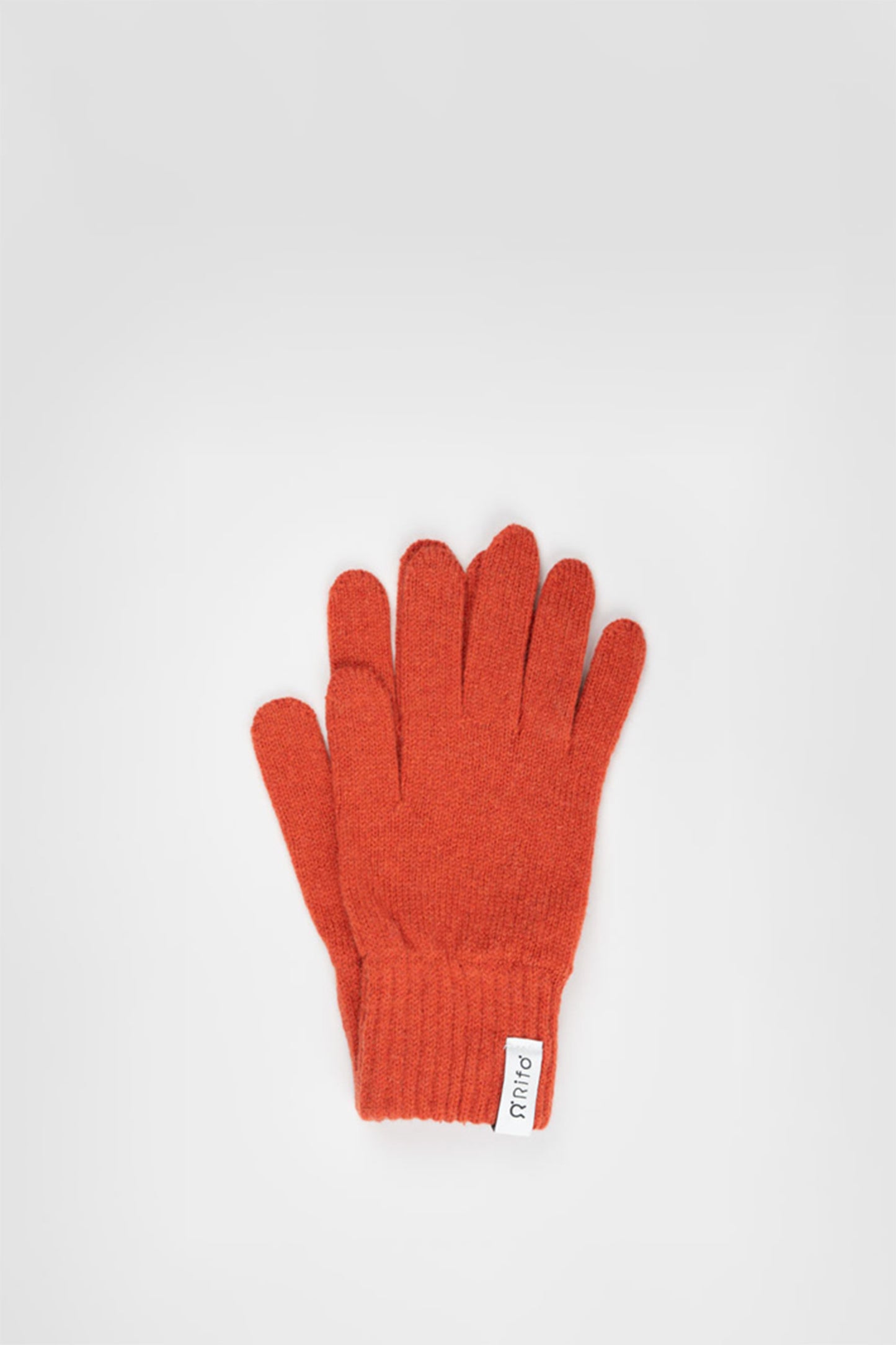 ANITA - Women's Recycled Cashmere Gloves - Orange Siena