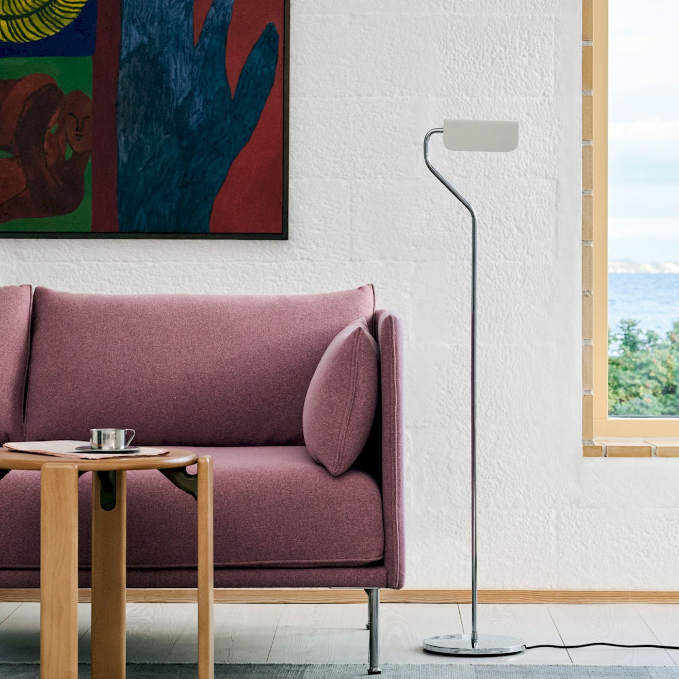APEX FLOOR LAMP - OYSTER WHITE