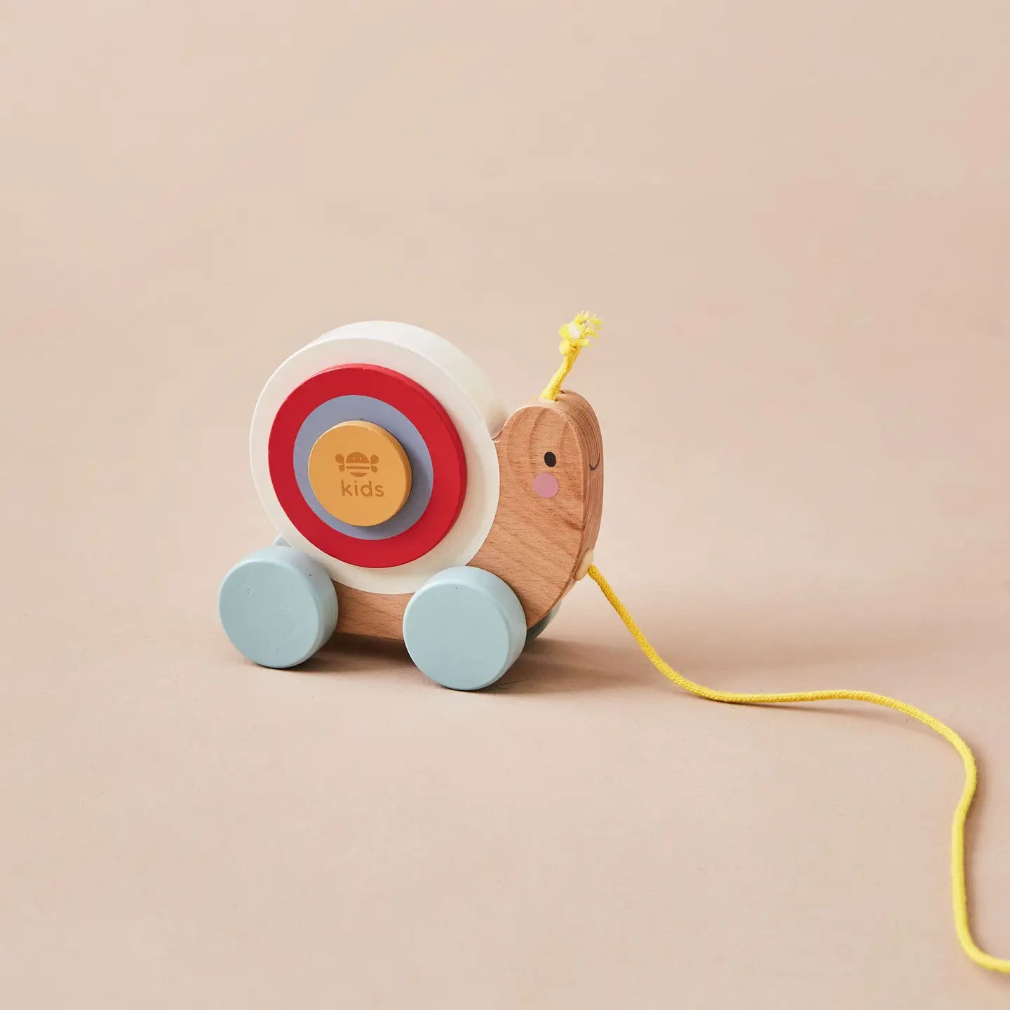 Wooden Pull Along Snail Toy