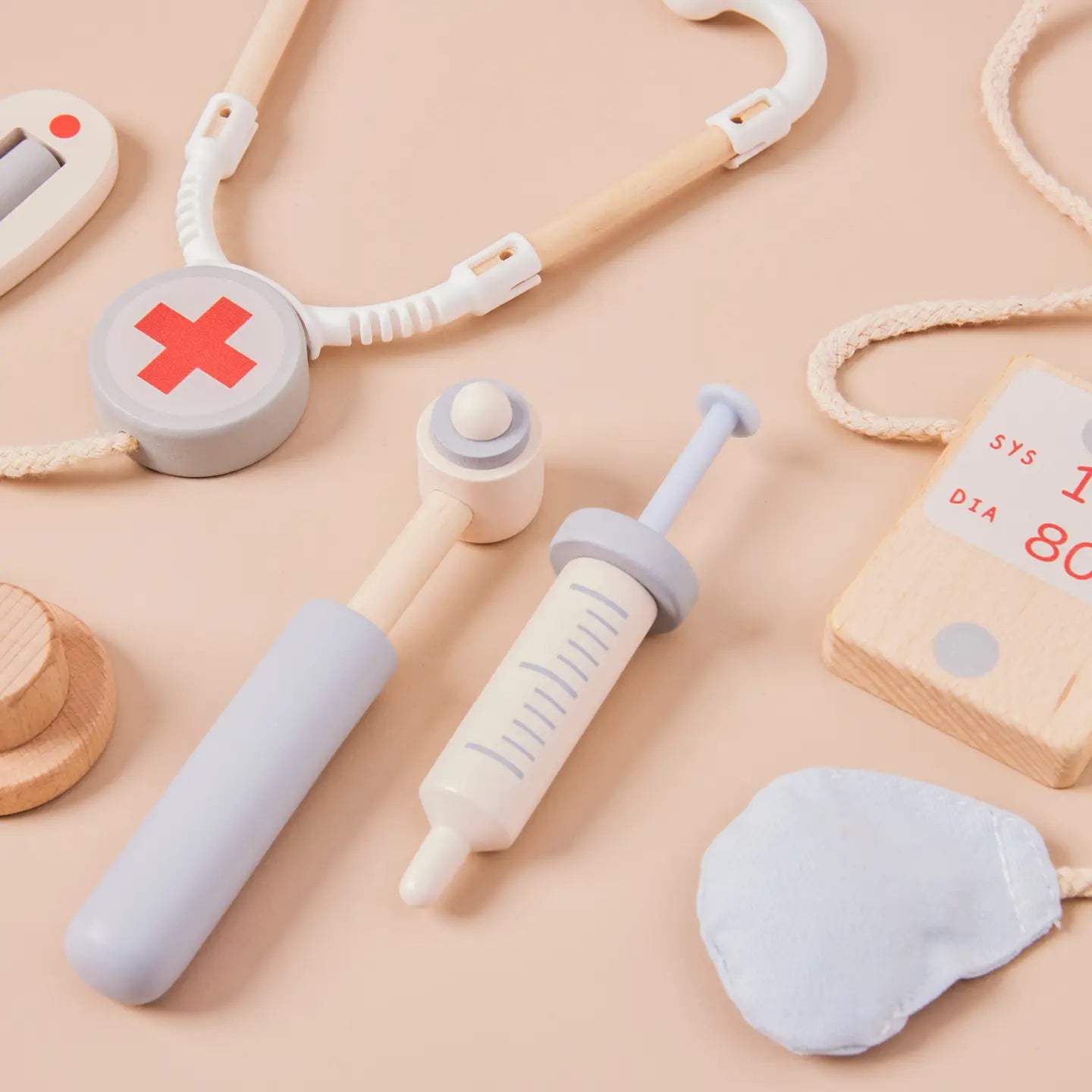 Wooden Doctor Pretend Play Set