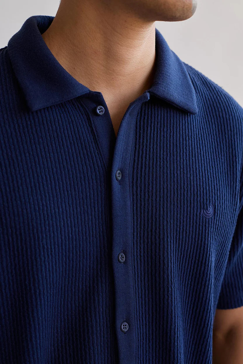 Bayonneise Top — Navy Blue