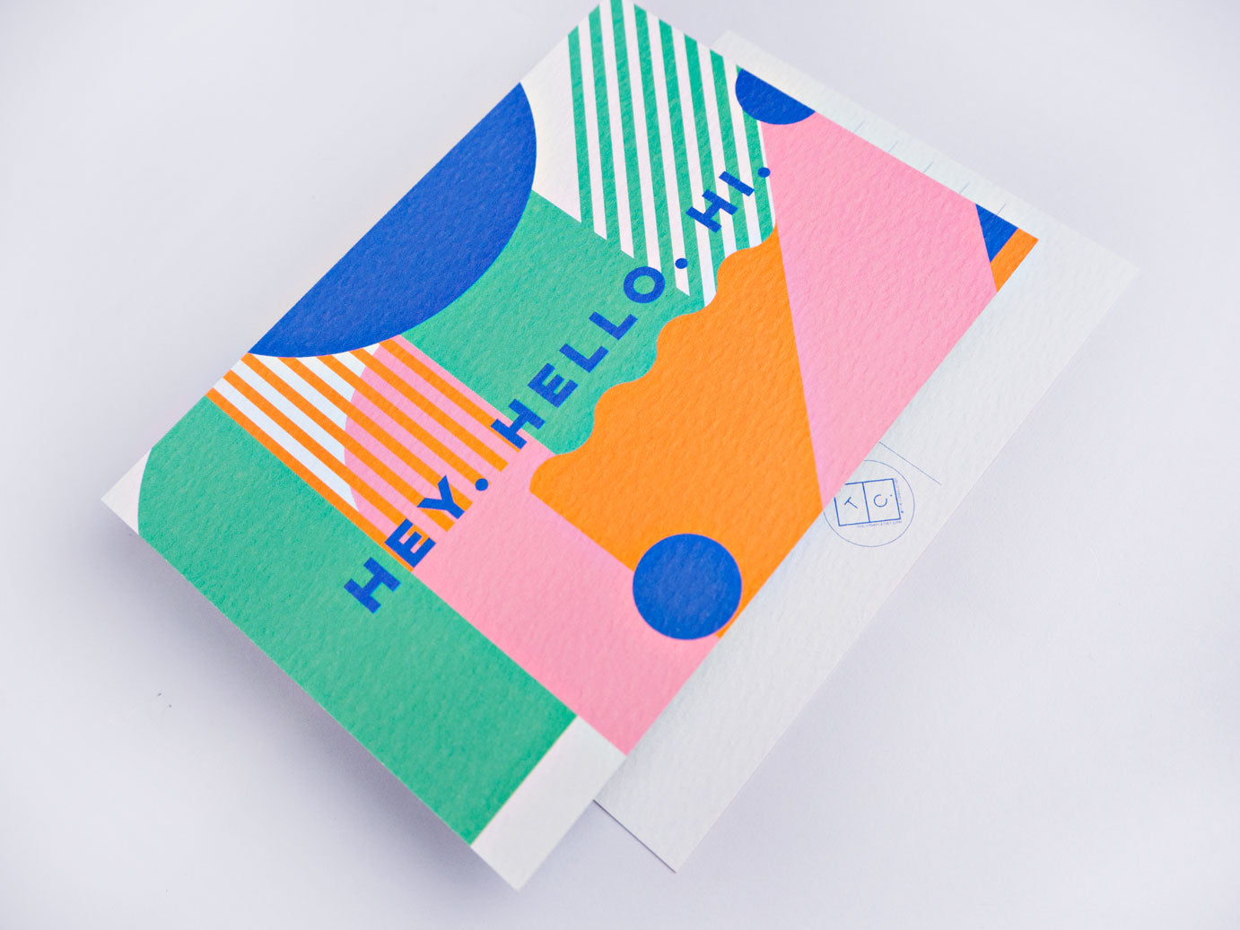 Miami Stripes Postcard