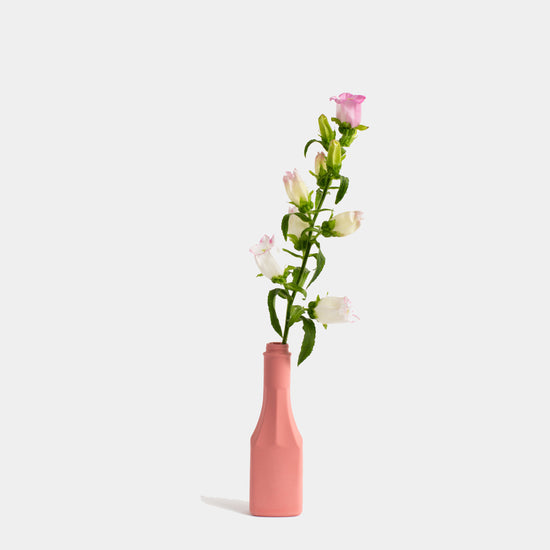 Porcelain Bottle Vase #25 - blush