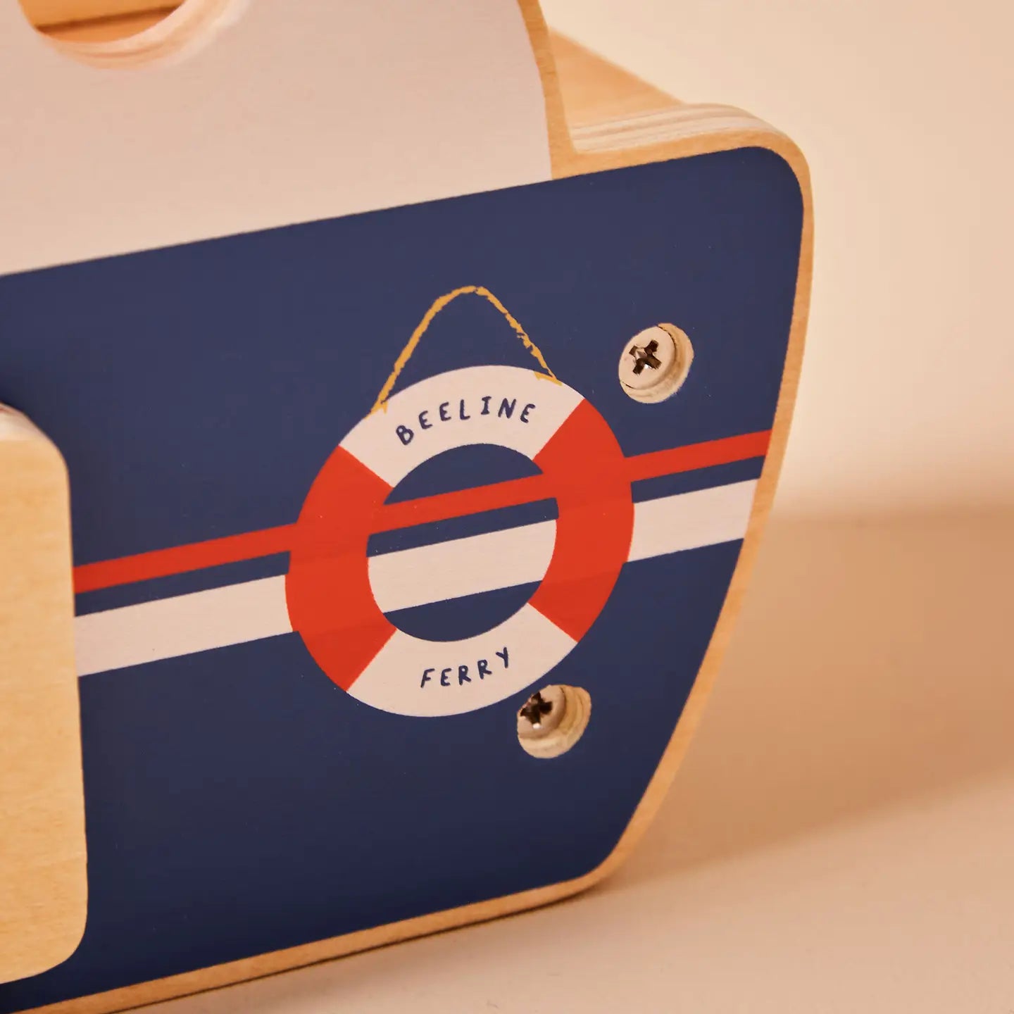 Wooden Ferry Toy Playset with Cars Fsc