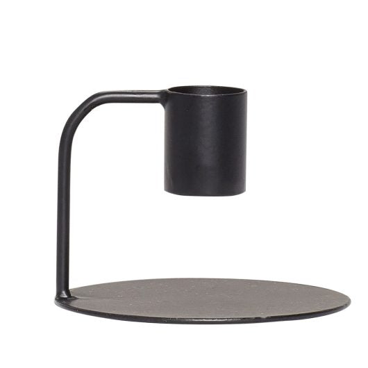 Curve Candlestick - Black