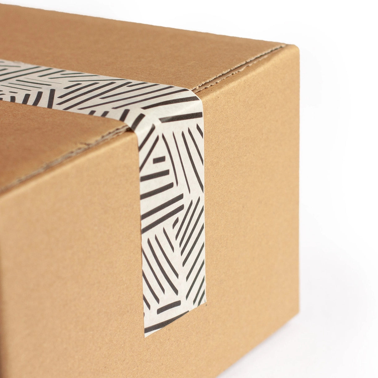 White Packing Tape - Printed Hatch