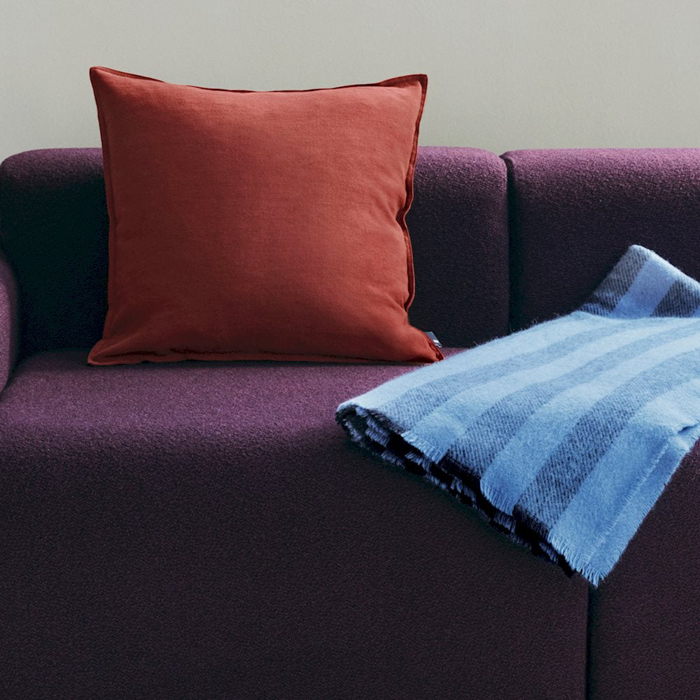 DUO THROW - W130 X L180 - SKY BLUE