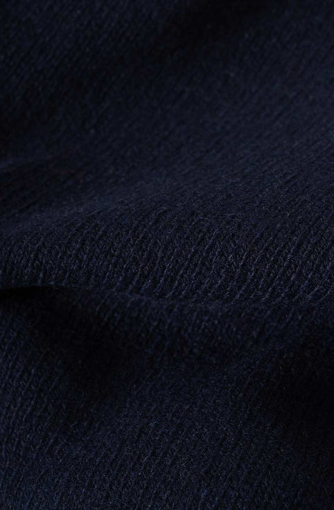 EDDA - Recycled Cashmere Crewneck Sweater - Blackberry Blue