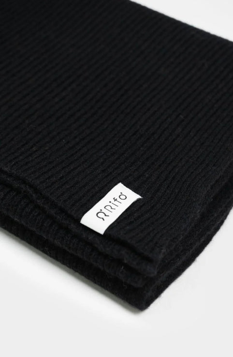 FEDERICO - Recycled Cashmere Scarf - Black Slate