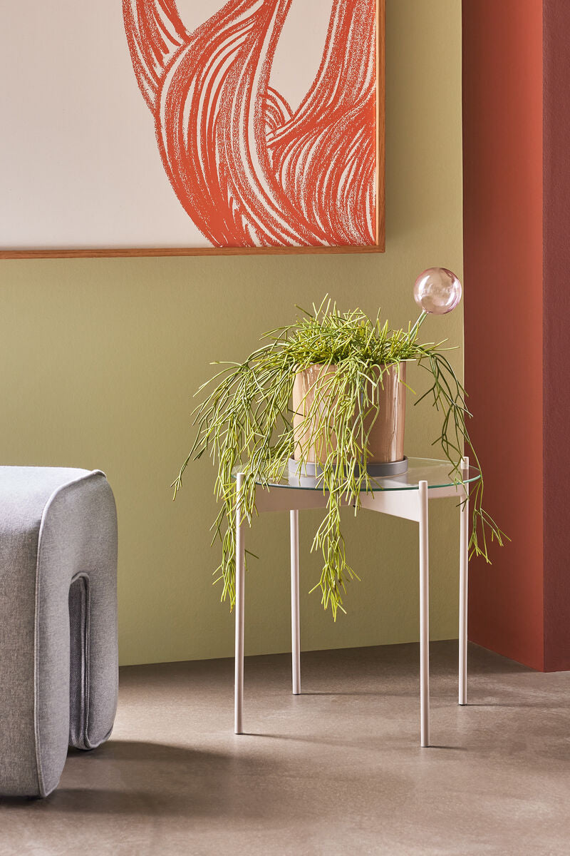 Flora Aqua Globe - Pink & Green