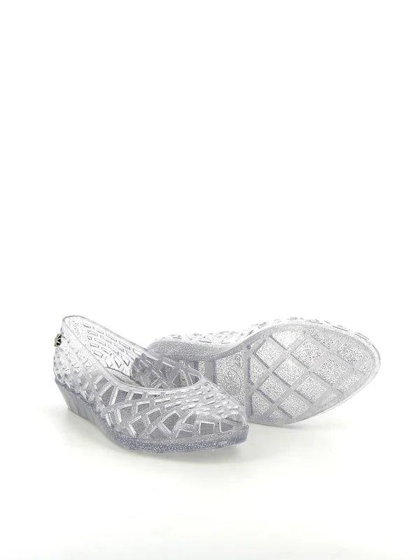 Javana Sandals - Silver Glitter
