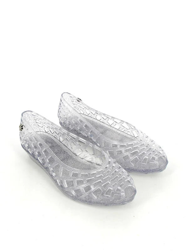 Javana Sandals - Silver Glitter