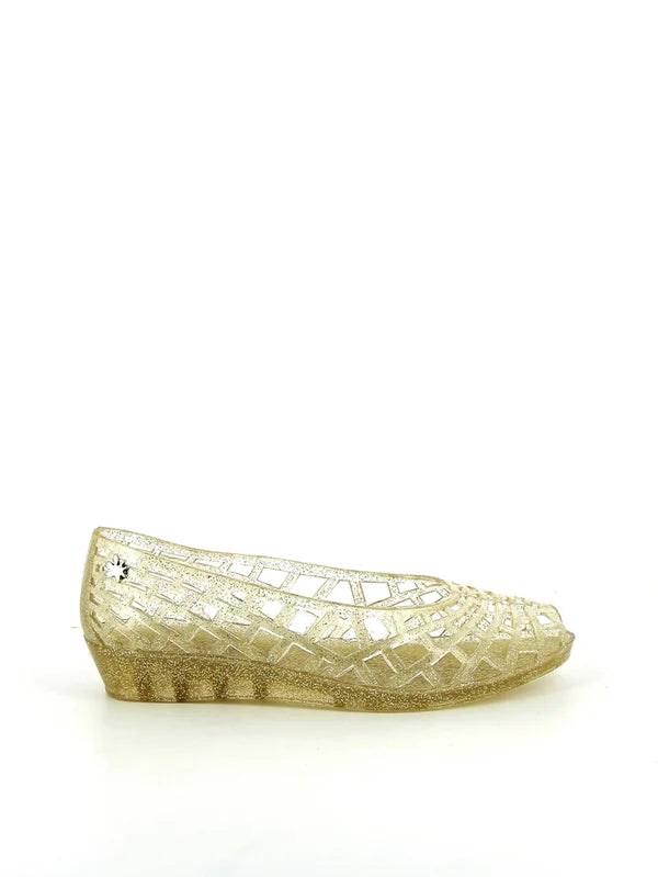 Javana Sandals - Gold Glitter