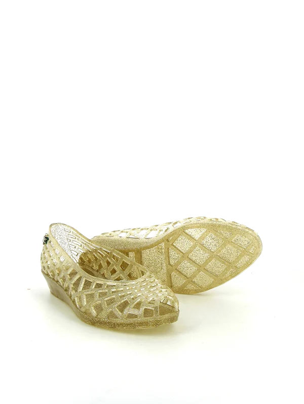 Javana Sandals - Gold Glitter