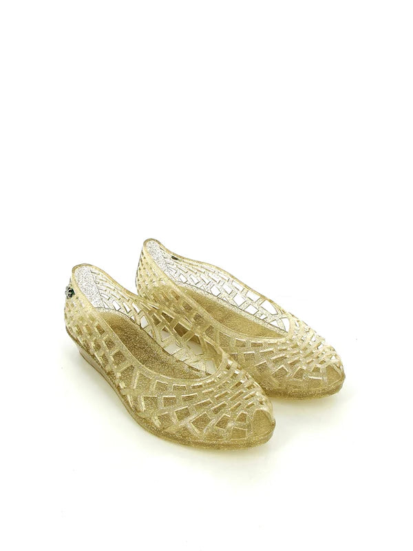 Javana Sandals - Gold Glitter