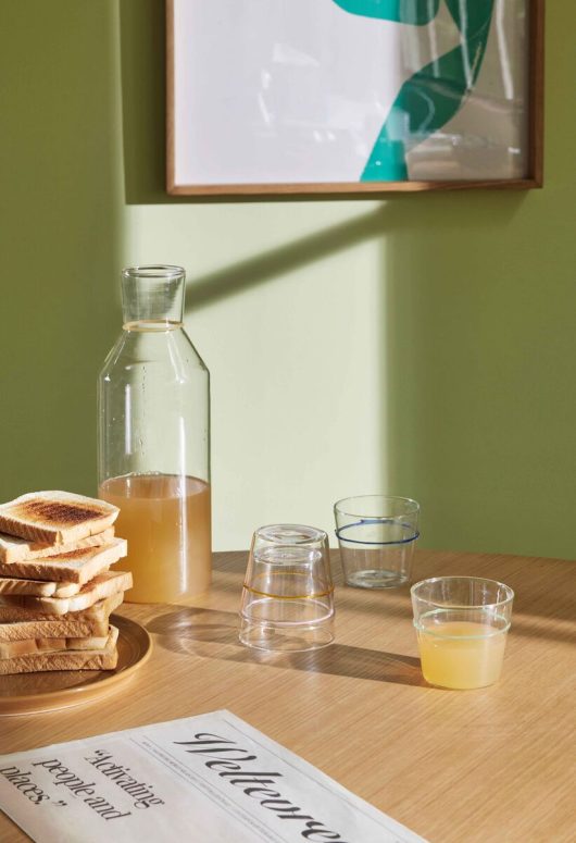 Orbit Jug - Clear/Yellow