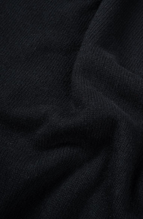 ROMEO - Recycled Cashmere Crewneck Sweater - Black Slate