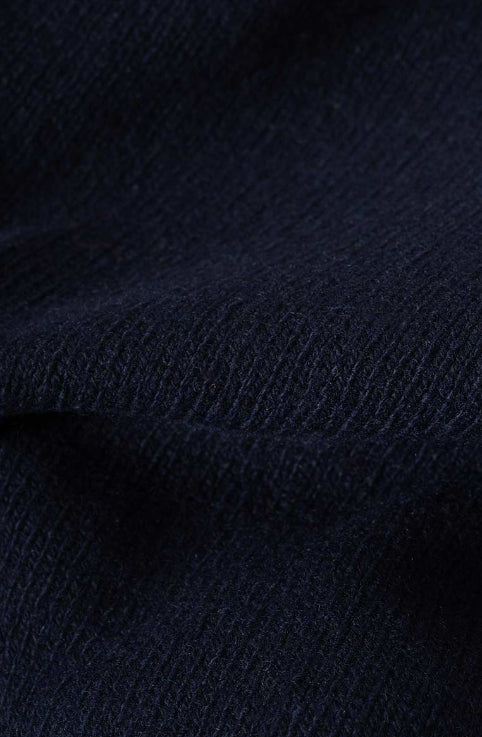 ROMEO - Recycled Cashmere Crewneck Sweater - Blackberry Blue