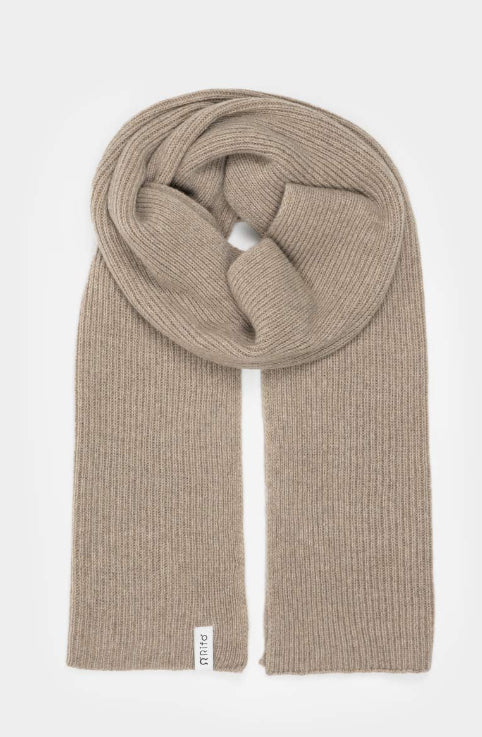 FEDERICO - Recycled Cashmere Scarf - Beige Sand