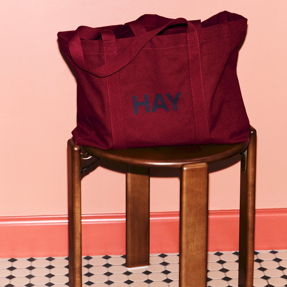 SHOPPER BAG - MEDIUM - BURGUNDY