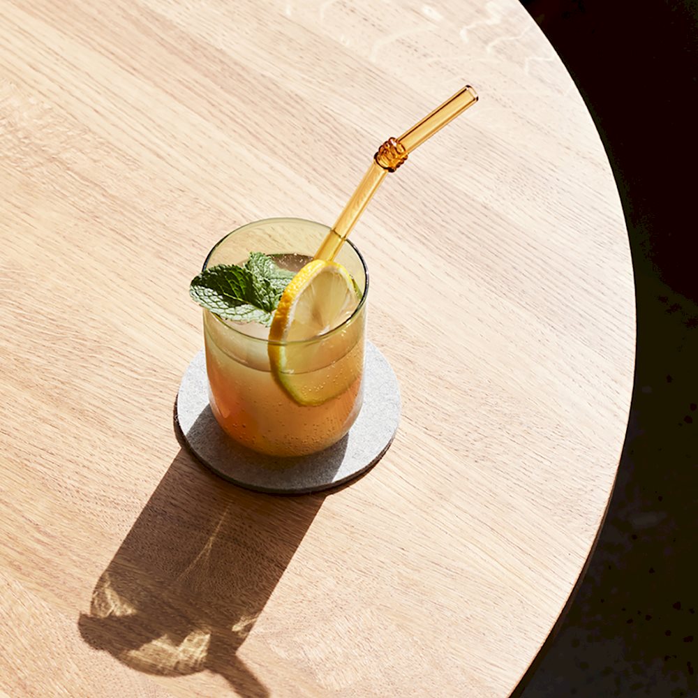 SIP - SWIRL STRAW SET OF 4 - OPAQUE MIX