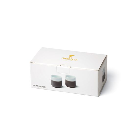 ESPRESSO CUPS - GREY - SET OF 2