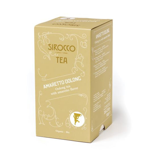 AMARETTO OOLONG - 20 Sachets of  Organic Oolong Tea with Amaretto Flavor