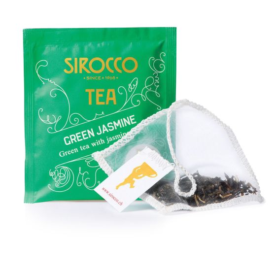 GREEN JASMINE - 20 Sachets Organic Green Tea with Jasmine Scent