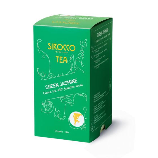 GREEN JASMINE - 20 Sachets Organic Green Tea with Jasmine Scent