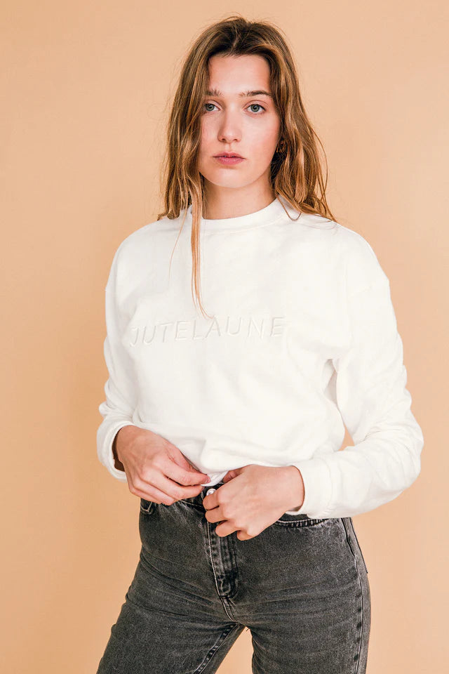 JUTELAUNE IVORY SWEATSHIRT