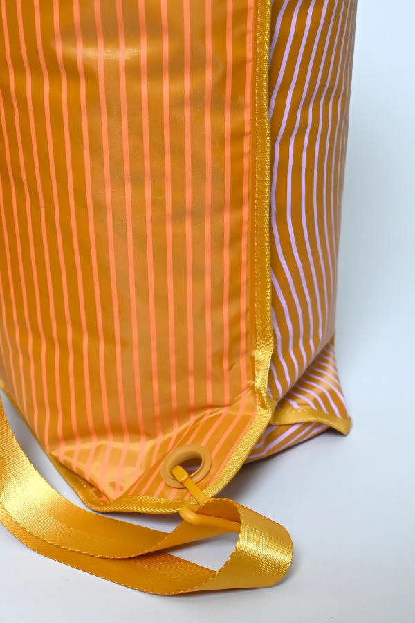 Swimming  Bag - Golden Yellow Stripes