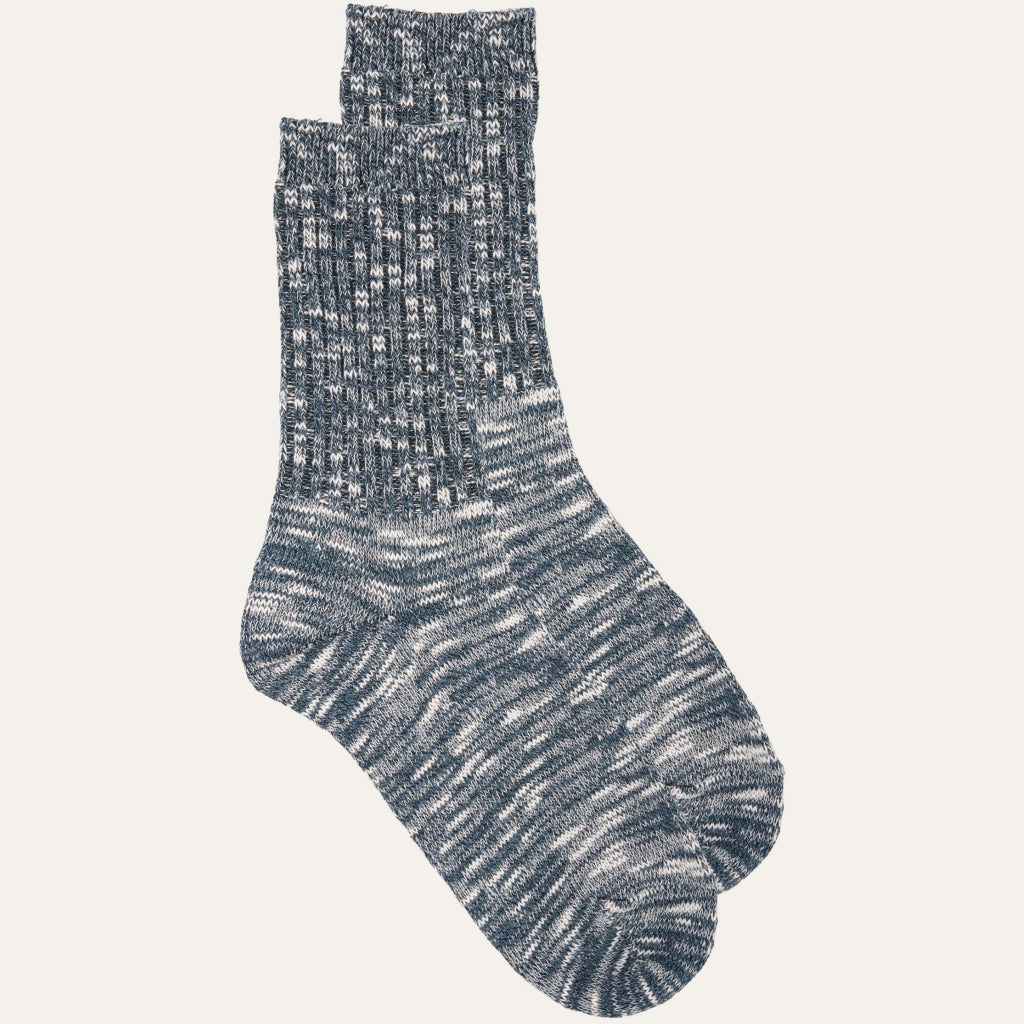 Single Pack Rag Sock - GOTS/Vegan - China Blue