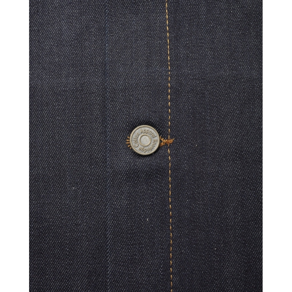 FRY raw blue selvedge denim jacket - GOTS/Vegan