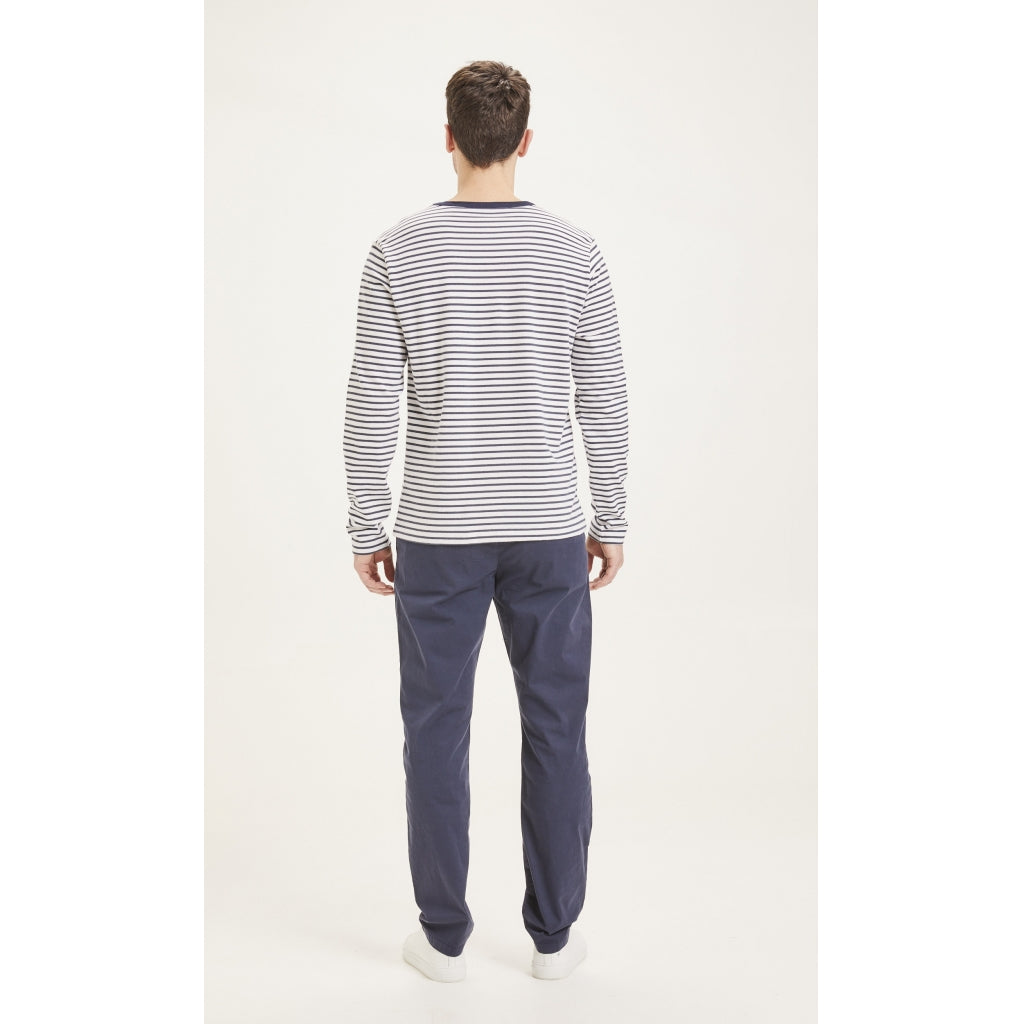 CHUCK regular chino poplin pant - GOTS/Vegan - total eclipse