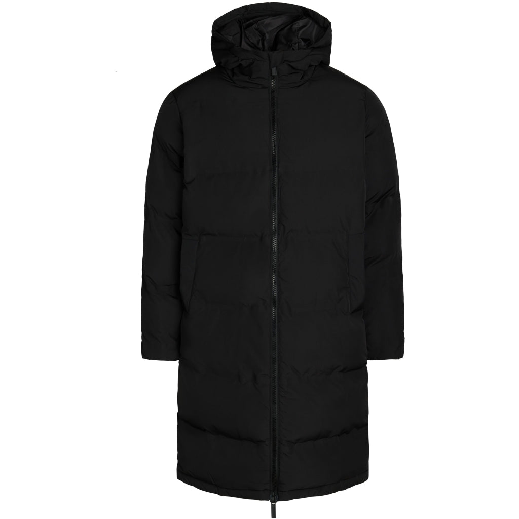 ALLYSSA Maxi Puffer Jacket - GRS/Vegan - Black Jet