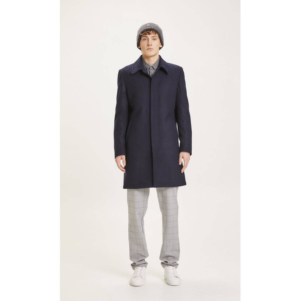 BEECH wool carcoat jacket - GRS - Total Eclipse