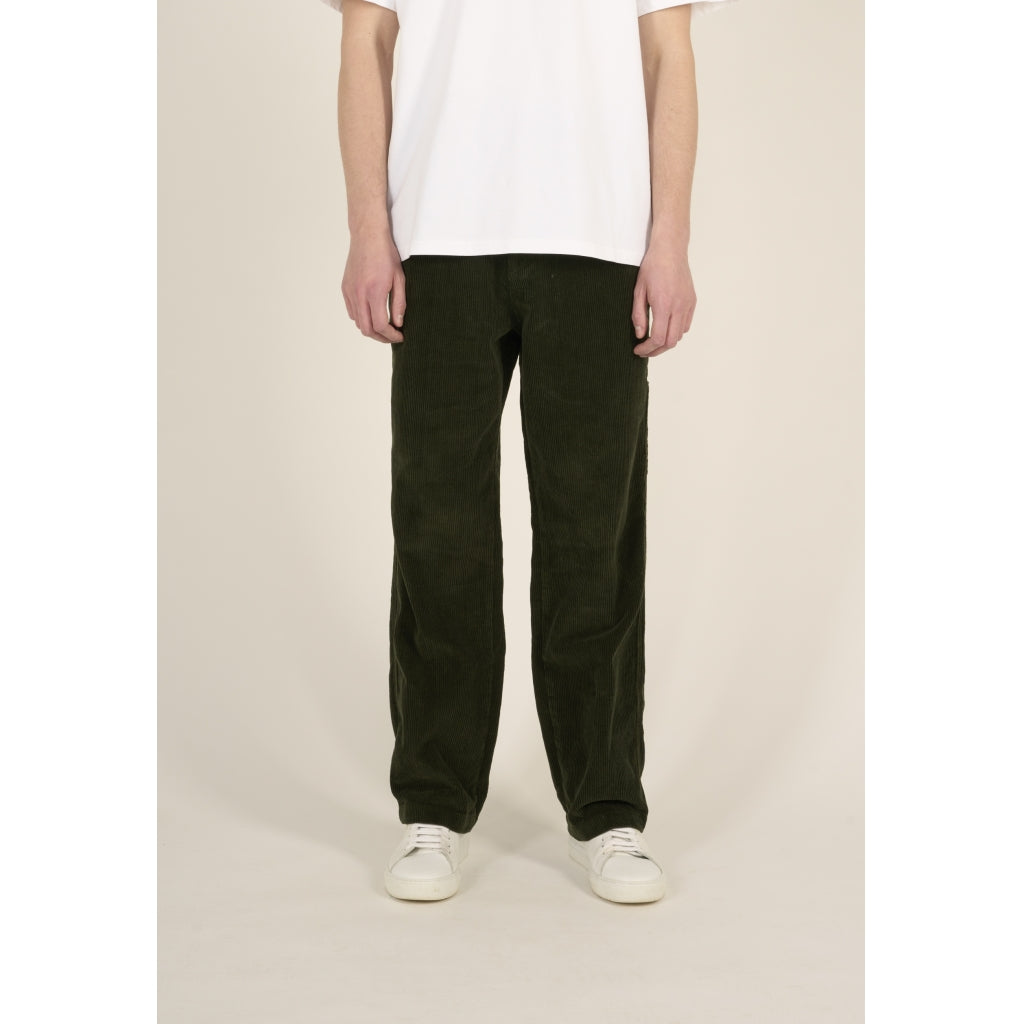 FLINT wide corduroy pant - GOTS/Vegan - Forrest Night