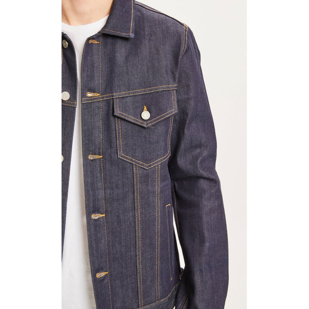 FRY raw blue selvedge denim jacket - GOTS/Vegan