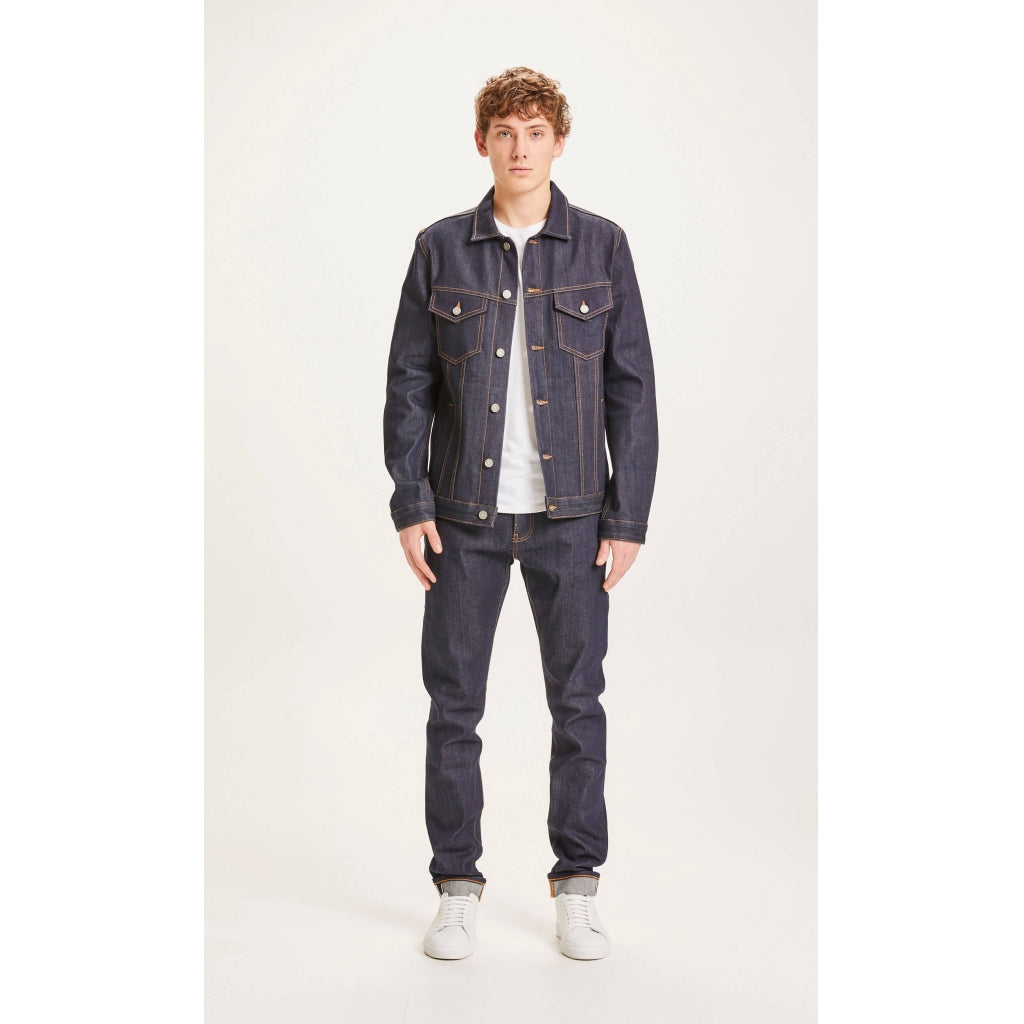 FRY raw blue selvedge denim jacket - GOTS/Vegan