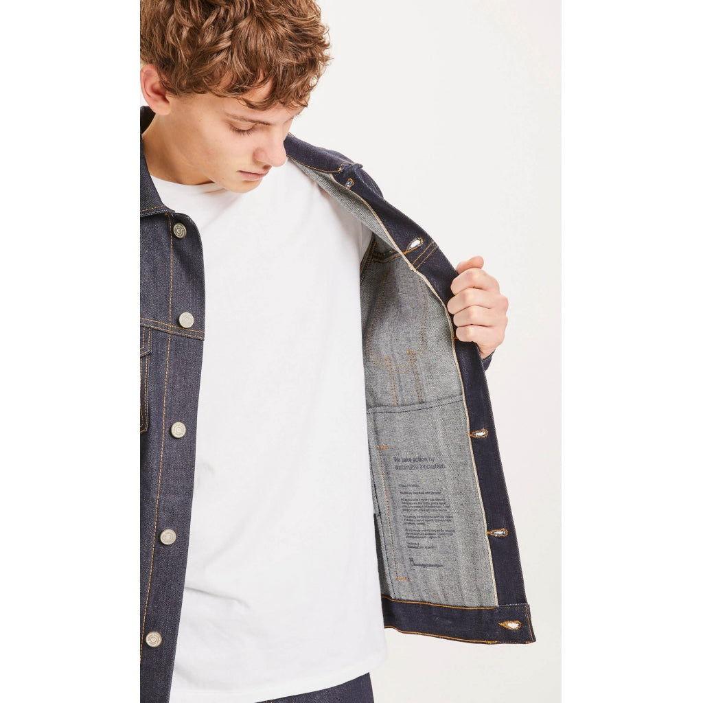 FRY raw blue selvedge denim jacket - GOTS/Vegan