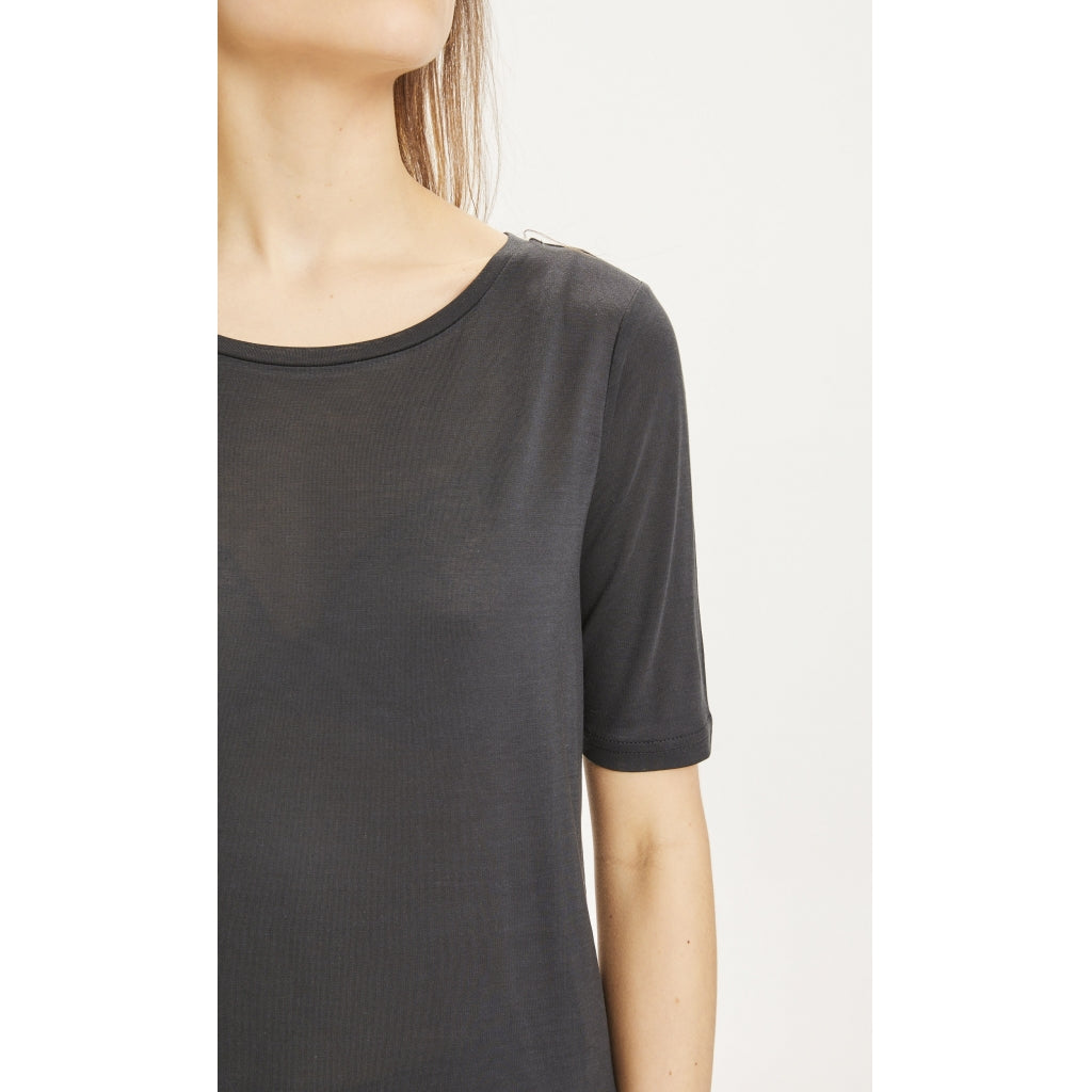 VIOLET Tencel™ tee - Vegan - black jet