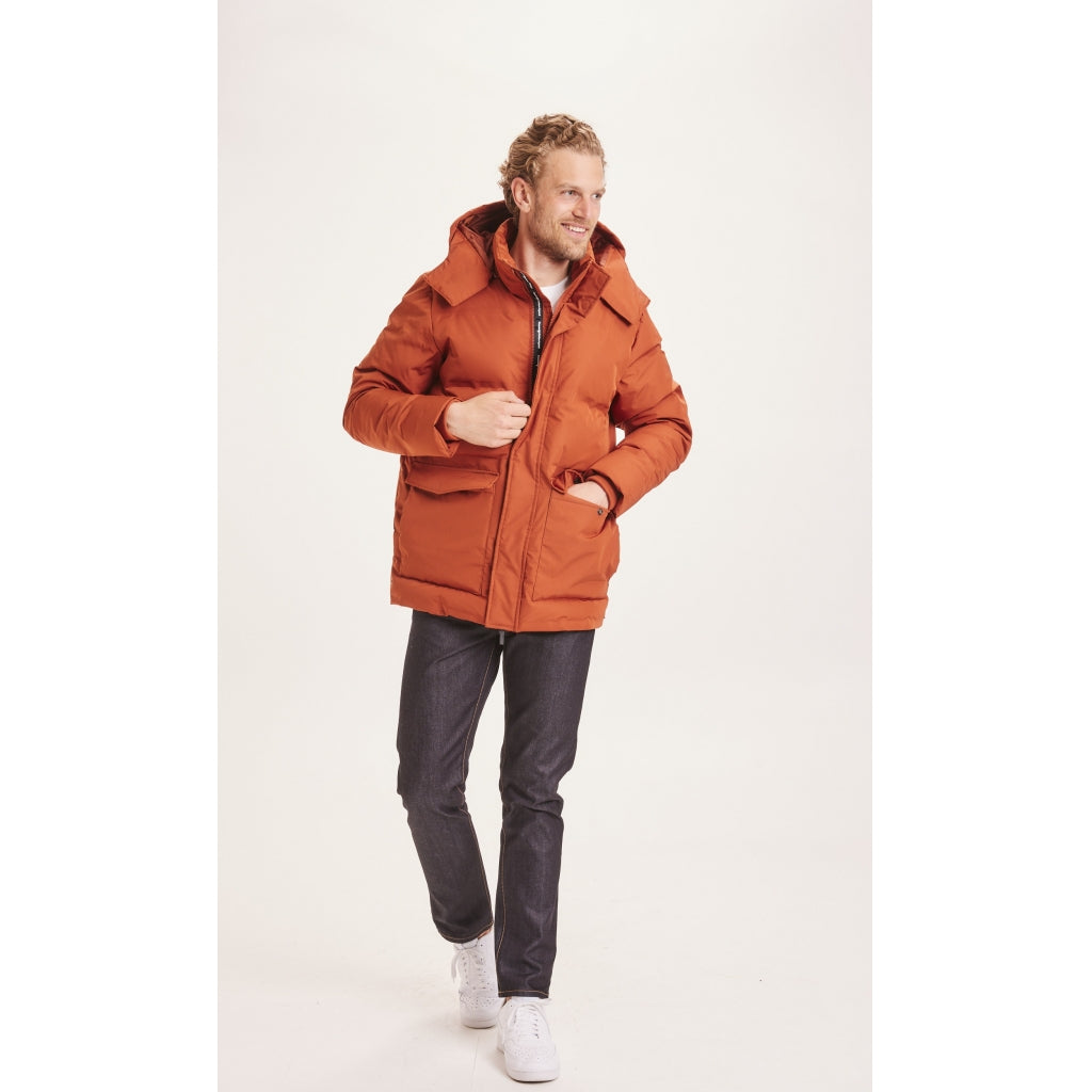 FJORD Puffer jacket - GRS/Vegan - Arabian Spice