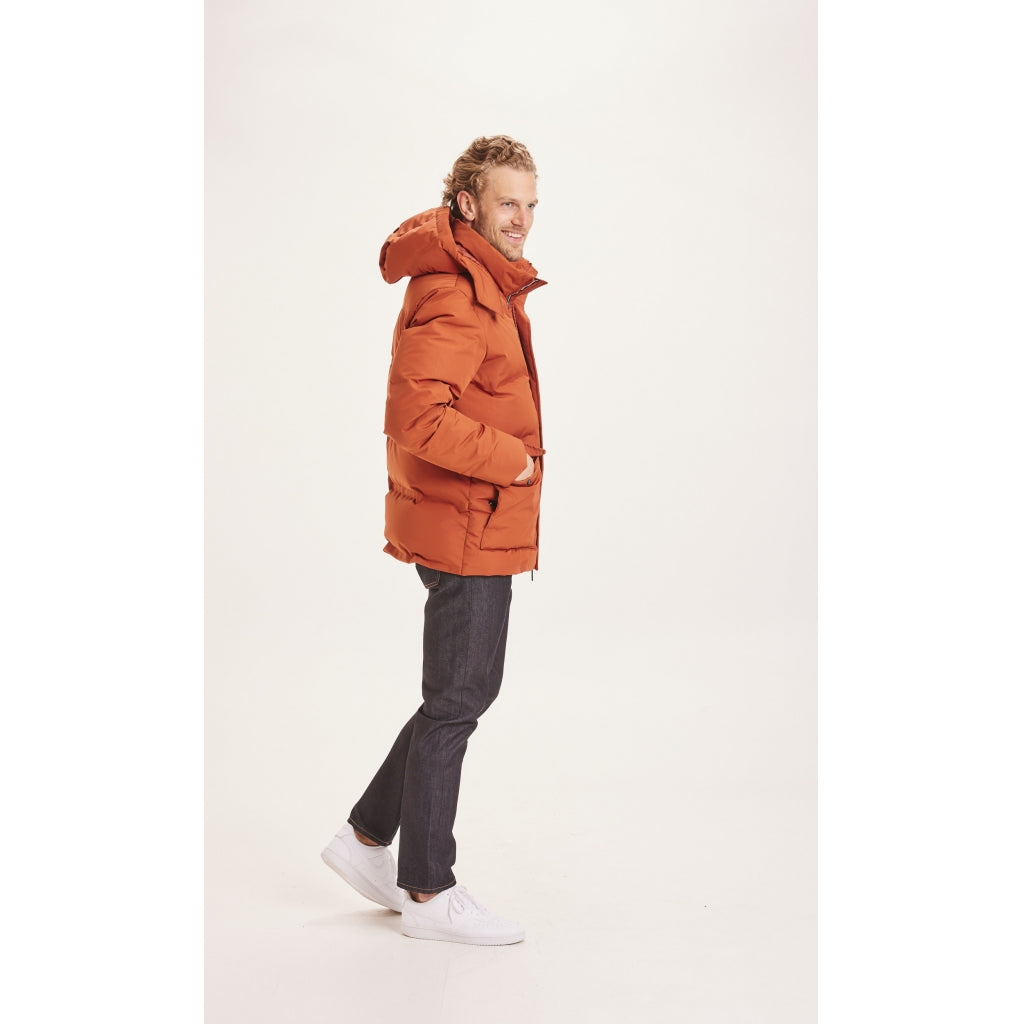 FJORD Puffer jacket - GRS/Vegan - Arabian Spice