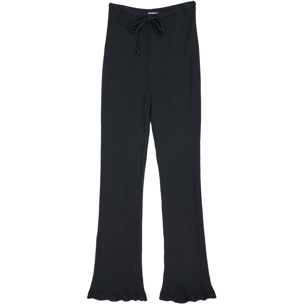 Flared Lenzing™ Pants - OCS/Vegan - Black Jet